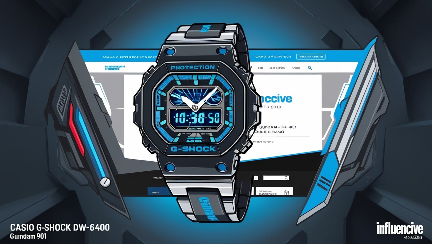 Casio G Shock DW-6400 Gundam 901