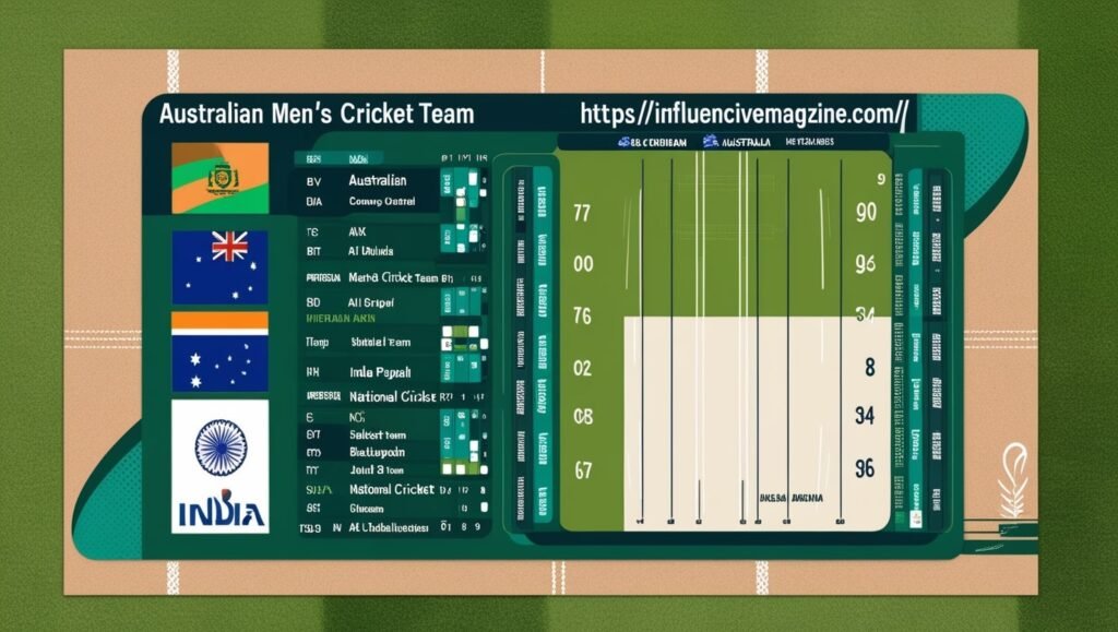 Australian Men’s Cricket Team vs India National Cricket Team Match Scorecard