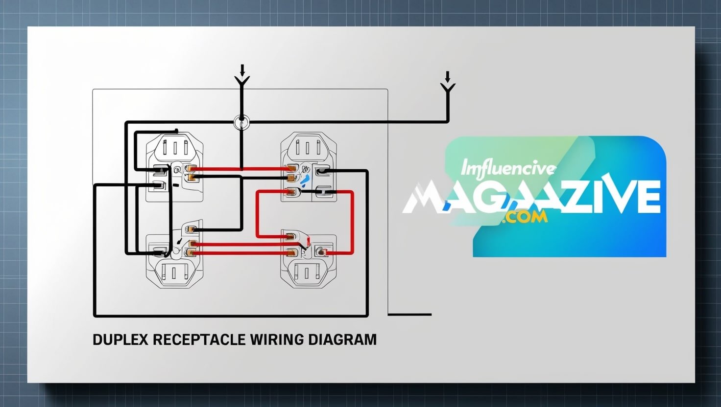 How to Wire a Duplex Receptacle Clipart