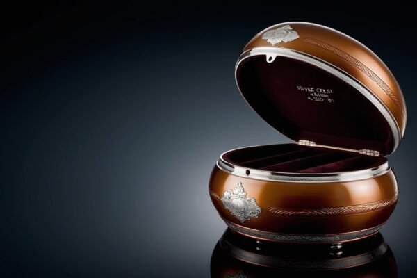 Silver Crest Bronze Humidor Model 450-91