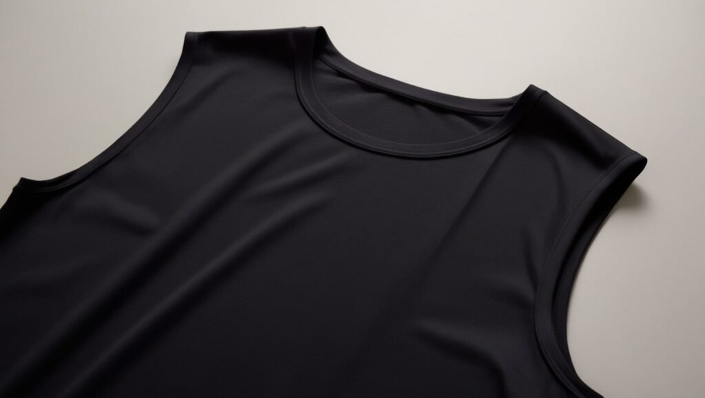 The OC Marisa Black Sleeveless Rocker T-Shirt