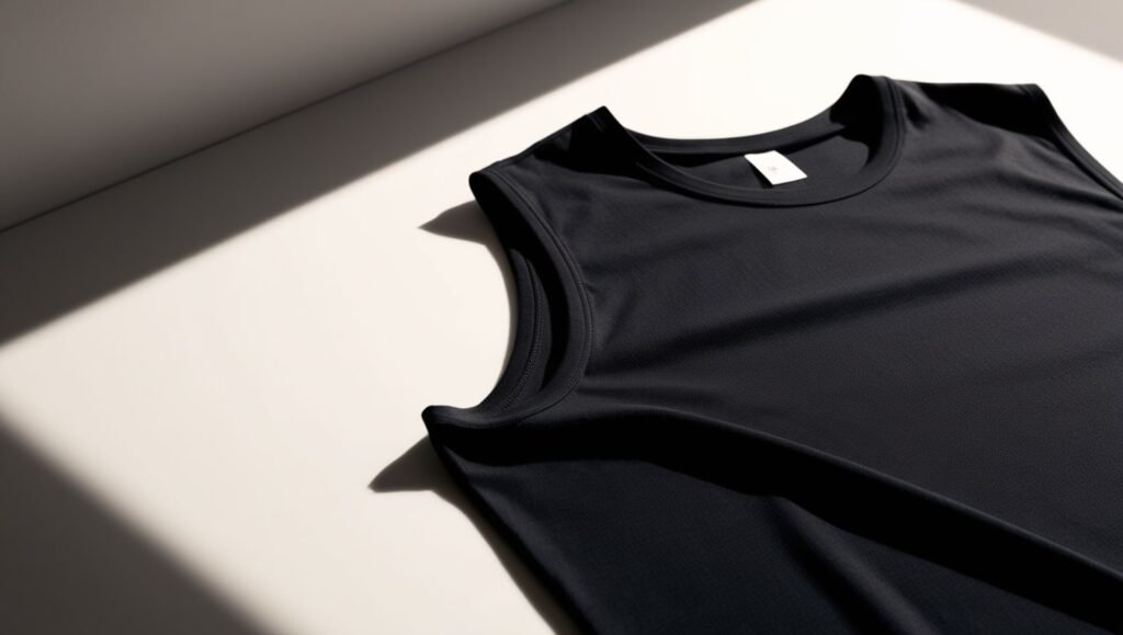 The OC Marisa Black Sleeveless Rocker T-Shirt